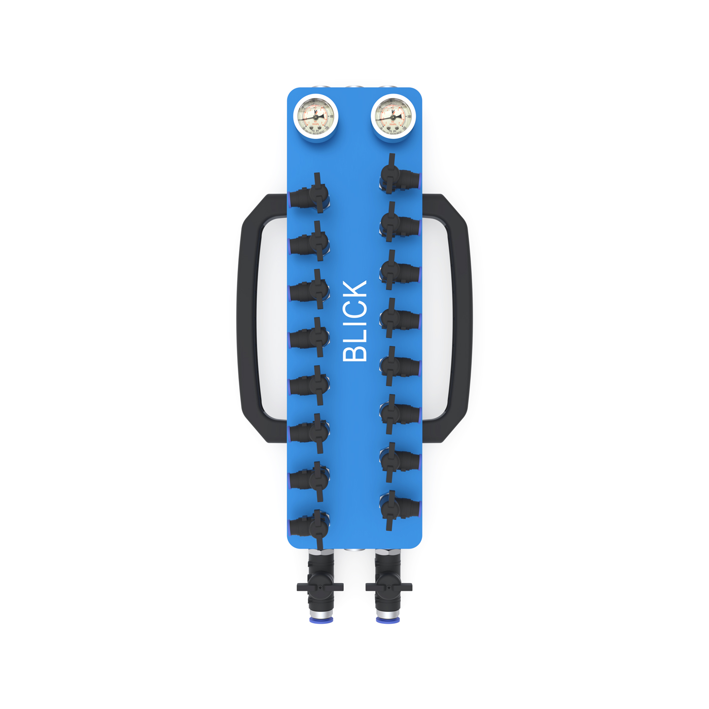 Portable Manifold by BLICK INDUSTRIES (top view)