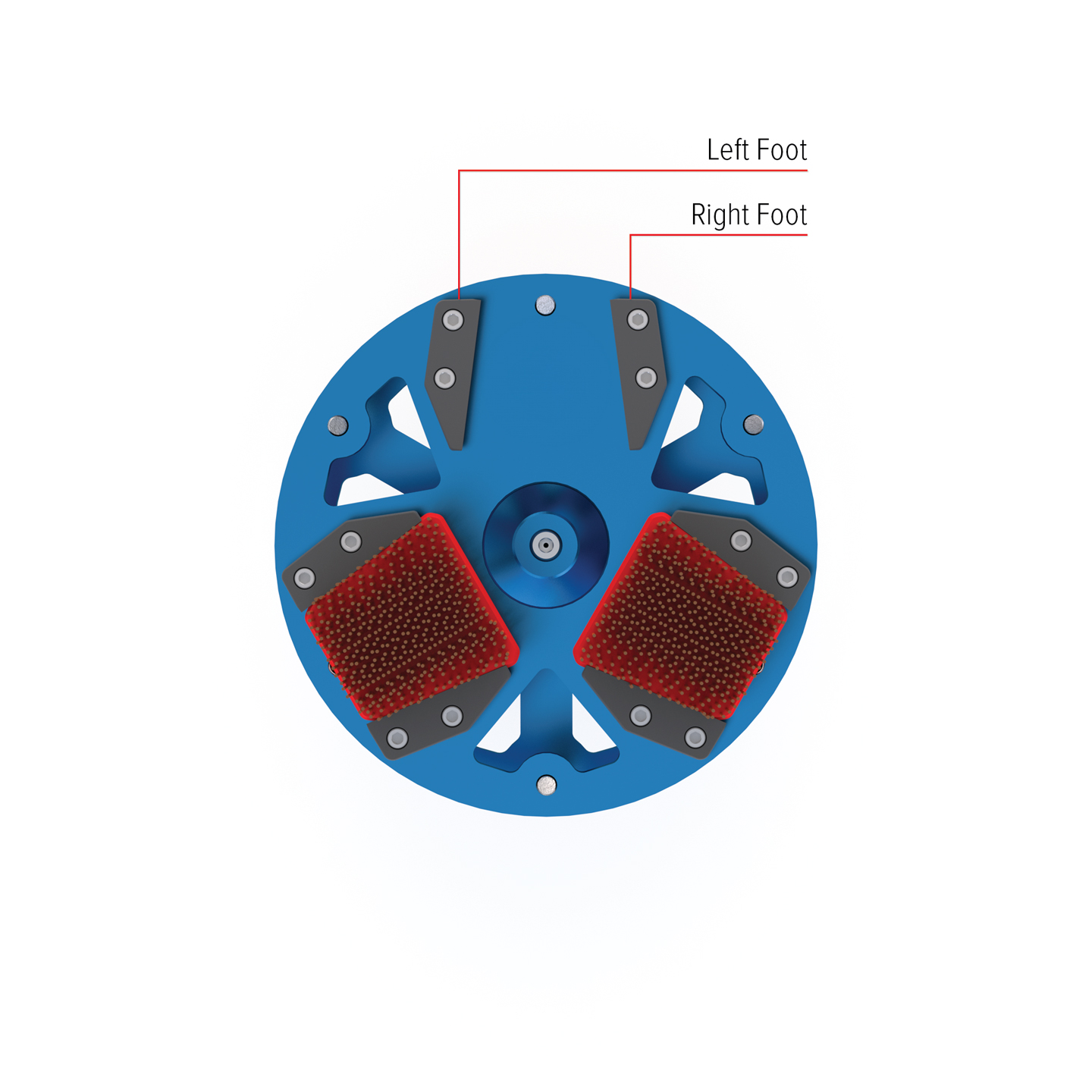 The Leatherhead with Frankfurt Brush Foot Diagram